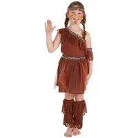 Creaciones Llopis Costume Di Ragazza Di Garza Indiana