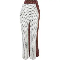 Trendyol Pantaloncini da pigiama cioccolato / nero / bianco