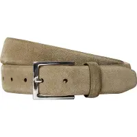 Hackett per uomo. HM4100070 Cintura in pelle Feather Edge beige (32), Casual, Classico, Camoscio