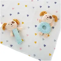 Creaciones Llopis Set Regalo+mussola+squeaker+sonaglio A Forma Di Cane 90x65 Cm 20 Cm