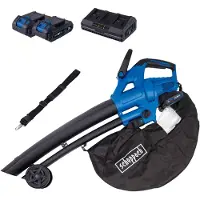 Scheppach BC-BLV720-X Cordless Blower - Set S2.5 - 210 km/h airflow - 2 x 20V IXES batteries + 2.4h charger