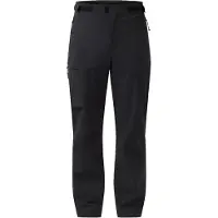 Haglöfs - Pantalone resistente ed elastico - ROC Sight Softshell II Pant M True Black in Softshell - Taglia L - Nero