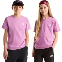 The North Face Kid's Teen Evolution Simple Dome S/S Tee T-shirt Bambini (XS, fuchsia)