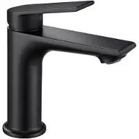 Merkloos Rubinetto per lavabo senza piombo, altezza del beccuccio 11 cm, cromato, per bagno