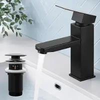 Merkloos Scarico a pavimento nero con sistema di drenaggio, design moderno, facile installazione, ideale per il bagno