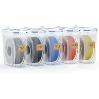 Merkloos Contenitore per filamento per stampanti 3D - 5 pezzi - 4,0 L - Impermeabile e antipolvere