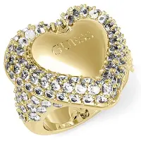GUESS Anello Beloved Pave Heart