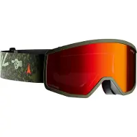 Atomic Kid's Four Junior XS Flash S2 Maschera da sci Bambini (XS, rosso)