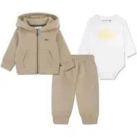 Lacoste Kids Set A Maniche Lunghe Mon Premier Fleece