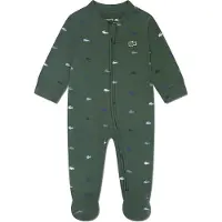 Lacoste Kids Tuta A Maniche Lunghe Footed Croco Print