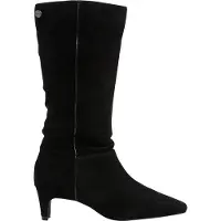 Pepe Jeans per donna. PLS500049 Stivali in pelle Kiny High neri (38), Nero, 5 a 8cm, Crosta, Cerniera, Casual, Classico