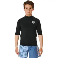 Rip Curl Rash Guard A Maniche Corte Icons Uv Brushed