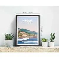Awesome Maps Poster Dream Spot Surf Mundaka