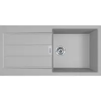 Franke Sirius 2.0 - Lavello in tectonite S2D 611-100, 1000x500 mm, grigio 143.0651.011