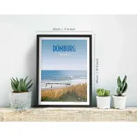 Awesome Maps Poster Dream Spot Surf Domburg