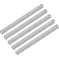 Dripio 5 molle a compression, acciaio inossidabile 304, dimensioni 3x0,4x40 mm, colore argento