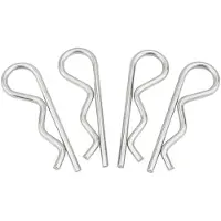 Selius Spine Acciaio al carbonio Borgpennen, spine a spina R, M2x50mm, confezione da 50 pezzi