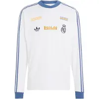 Adidas Maglietta A Maniche Lunghe Real Madrid Lifestyle Jersey