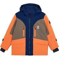 Lego Wear - Giacca da sci isolante e impermeabile - Jian 713 Jacket Orange in Pelle - Taglia Bambino 140 cm - Arancione