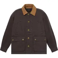 Timberland - Giacca idrorepellente in cotone - Field Coat Jacket Vintage Black per Uomo in Cotone - Taglia S - Marrone