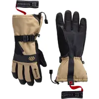 686 - Guanti da sci 3 in 1 impermeabili e traspiranti in GORE-TEX - M Gore-Tex Smarty Gauntlet Glove Khaki - Taglia L - Beige