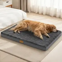 Merkloos Cuccia ortopedica per cani con rivestimento lavabile, dimensioni 48 x 76 cm