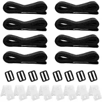 Merkloos Set di fascette di fissaggio, composto da 8 pezzi, in nylon e polipropilene, per coperture di piscine