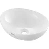Merkloos Lavabo in Vetroceramica per bagno, dimensioni 409 x 341 mm