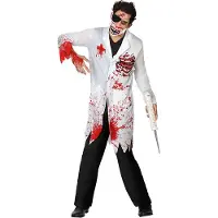 Atosa Costume Da Dottore Zombie Insanguinato