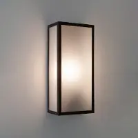 Astro Lampada da parete per esterni Messina Sensor E27 nero, IP44, sensore