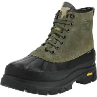 Sorel per uomo. 2138671355 Stivali Daystorm Horizon GTX verde, nero (42), Pelle, Basso, Stringhe, Casual