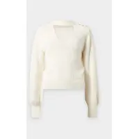 GUESS Pullover 'Jaycee' bianco lana