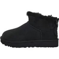 Ugg Boots 'Ultra Mini Bailey Bow' nero