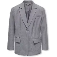 ONLY GIRLS Blazer 'KOGLINDA' grigio sfumato / rosa