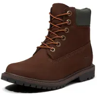 Timberland Stivaletto stringato marrone scuro / grigio basalto