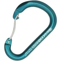 Kong Italy Paddle Wire Bent Gate Moschettoni a leva turchese