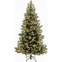 Everlands Abete di Ginevra illuminato d116h180c verde/bianco - Everlands