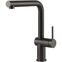 Gessi INEDITO 60431#707 Miscelatore lavello con canna girevole Metallo Nero Spazzolato PVD