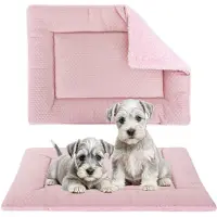Merkloos Solidchoice - Cuscino ortopedico per cani di piccola taglia, reversibile, con funzione di raffreddamento e riscaldamento, lavabile, 76 x 50 cm, rosa