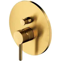 Omnires Y Y1235GLB Miscelatore incasso per vasca/doccia, oro spazzolato