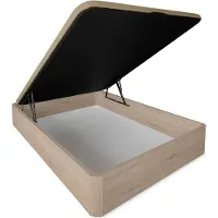Dripio Struttura letto pieghevole in legno, dimensioni 135x180 cm, spessore 30 mm, con cassetto