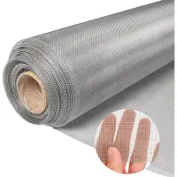 Dripio Rete metallica in acciaio inossidabile, 1x30 metri, a maglia fine, con dimensione della maglia di 0,15 mm
