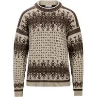 Dale of Norway - Maglione casual in lana - Albertville M Sweater Birch Coffee per Uomo - Taglia XL - Marrone