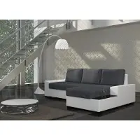 AEA Design Ecksofa Schlafsofa Bettfunktion Sofa Couch Leder Polster Sofas