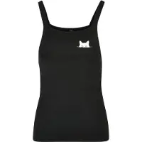 Urban Classics Top nero / bianco