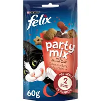 Purina Felix Party Mixed Grill Cibo Umido Per Gatti 8x60g