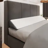 Merkloos Cuscino a cuneo Solidchoice per letto, disponibile in due colori/lati