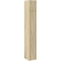 vidaXL Armadio alto stretto rovere Sonoma 30x42,5x225 cm Materiale a base di legno