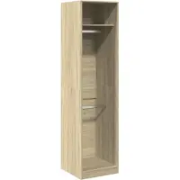 vidaXL Armadio rovere Sonoma 50x50x200 cm materiale a base di legno