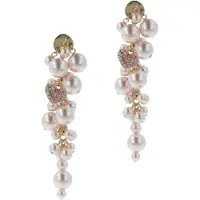 Otazu Ultimate Pearl Earhangers Pink Pink Taglia: OS | Orecchini Outlet | Donna | Bianco